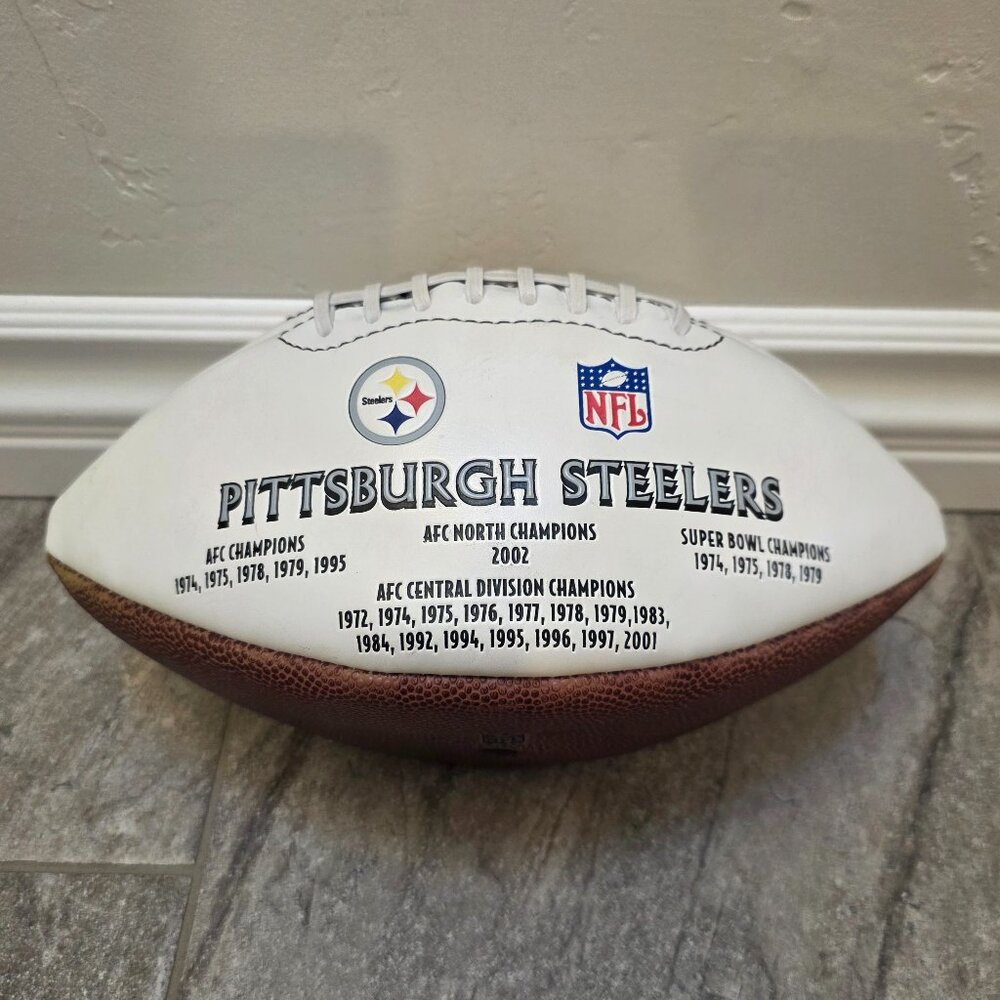 Pittsburgh Steelers Commemorative Full-Size Football Limited Edition 2002